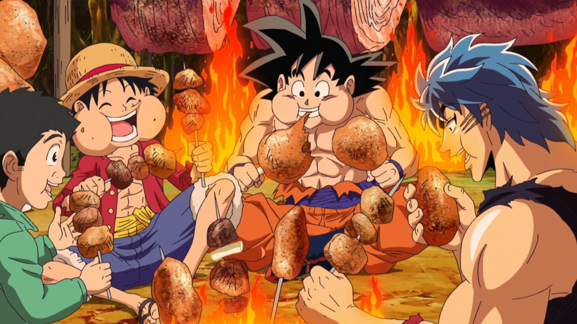 Toriko & One Piece & Dragon Ball Z Crossover Lineup Revealed